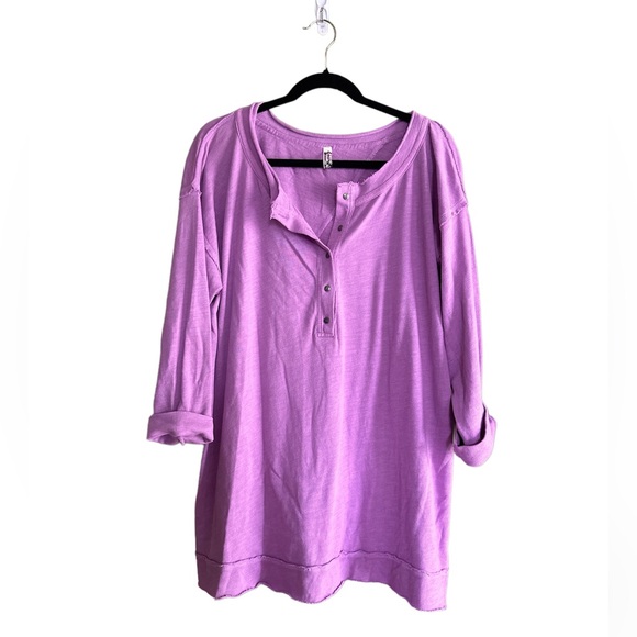 Free People Organic Cotton Pullover by Intimately FP Sz XS - Picture 4 of 6